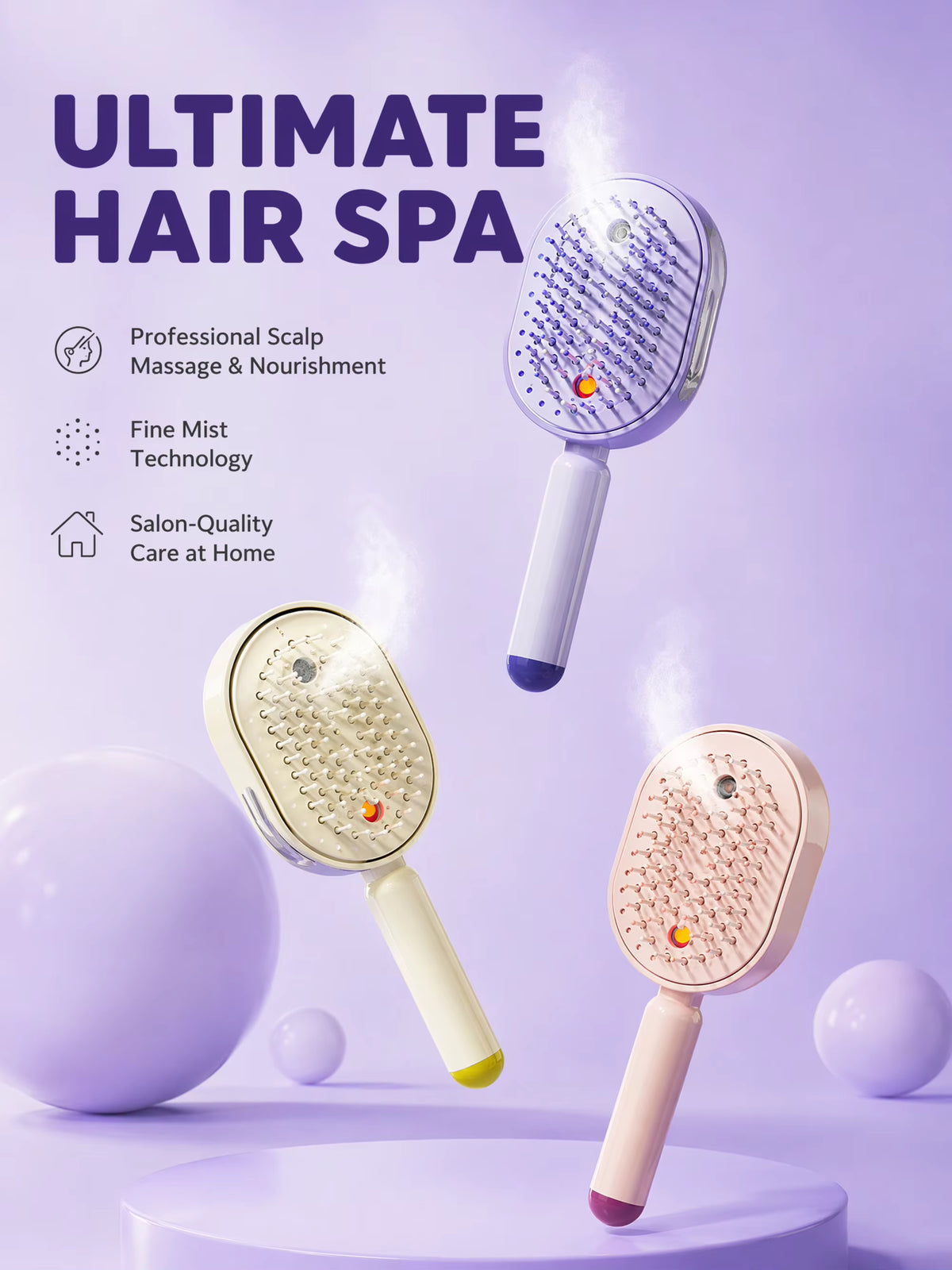 ReviveBrush™️ — Dual-Action Oil Infusing Self-Cleaning Brush